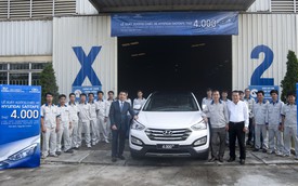 Đã có 4000 xe Hyundai SantaFe lắp ráp ở Việt Nam