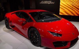 Ảnh sống siêu phẩm Lamborghini Huracan LP580-2 trước thềm triển lãm Los Angeles