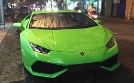 Bắt gặp "siêu bò" Lamborghini Huracan thứ 5 dạo phố đêm Sài Thành