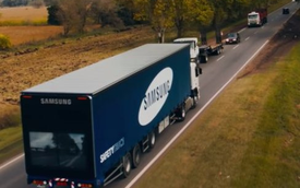 Samsung thử nghiệm công nghệ nhìn xuyên xe tải để tránh tai nạn