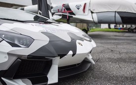 Cuộc chiến "bò" và "hải âu" - Lamborghini Aventador vs. chiến đấu cơ