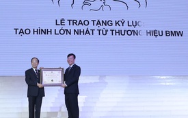 "Tạo hình lớn nhất từ thương hiệu BMW" được công nhận kỷ lục Guinness Việt Nam