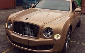Bentley Mulsanne Speed Mulliner màu vàng hồng độc nhất VN