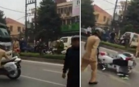 Phú Thọ: Thầy giáo lái xe tải điên cuồng tông vào công an rồi bỏ chạy