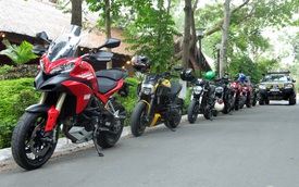 Hàng chục mô tô Ducati xuyên Việt tới triển lãm riêng của Audi