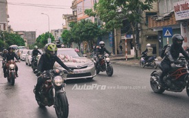 Dịch vụ mới: Thuê biker đi xe phân khối lớn hộ tống xe đón dâu