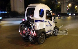 Ô tô điện mini bị cấm vẫn bon bon lượn phố Hà Nội