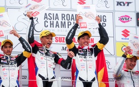Khoảnh khắc tay đua 9X Việt Nam lên bục vinh quang ở đường đua quốc tế Suzuka