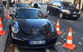 Cảnh sát Pháp cho nổ xe Porsche 3,6 tỷ Đồng vì đậu sai vị trí