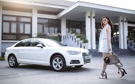 Á hậu Dương Tú Anh khoe dáng trong nắng mới cùng Audi A4 2016