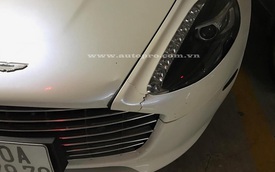 Nghi vấn Aston Martin Rapide S của đại gia Ninh Bình gặp nạn