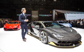Ngày mai, Lamborghini Centenario phiên bản mui trần sẽ ra mắt