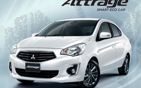 Mitsubishi Attrage 2016 ra mắt Đông Nam Á, giá từ 283 triệu Đồng