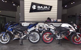Xe naked bike Bajaj Pulsar 200NS phiên bản giới hạn ra mắt tại nước bạn Campuchia
