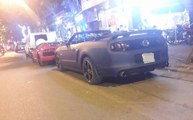Ford Mustang độc nhất tái xuất cùng Lamborghini Aventador Roadster trên phố Hà Nội
