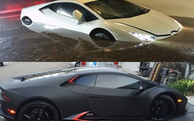 Xe bị ngập nước, chủ sở hữu được "đền" Lamborghini Huracan mới