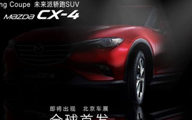 Xe khiến người Việt "phát thèm" Mazda CX-4 tiếp tục được hé lộ