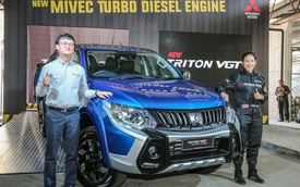 Xe bán tải Mitsubishi Triton nâng cấp ra mắt, giá từ 599 triệu Đồng