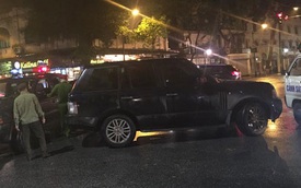 Hà Nội: Gây tai nạn, người lái Range Rover đánh tài xế taxi