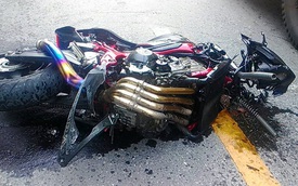 Lái Honda CB650F gặp tai nạn, một nam học sinh tử vong