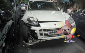 Trong vòng 24h, đã có 2 chiếc Porsche Cayenne gặp nạn tại Việt Nam