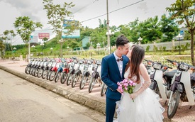 Bộ ảnh cưới độc đáo với dàn xe Dream của 9X Sơn La
