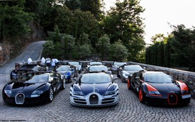 Dàn xe Bugatti Veyron tụ tập tại Bồ Đào Nha