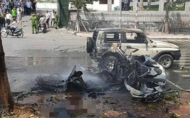 Nổ taxi ở Cẩm Phả: Nguyên nhân do hành khách trên xe tự tử bằng mìn tự chế