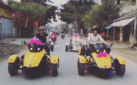 Bentley Mulsanne cùng đoàn mô tô "khủng" rước dâu tại Hà Tĩnh