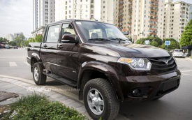 Cận cảnh xe bán tải Uaz Pickup giá khoảng 500 triệu Đồng mới về Việt Nam
