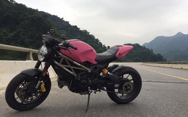 "Quái vật" Ducati Monster 1100 EVO khoác áo hồng cá tính