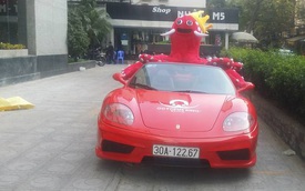 Xôn xao Ferrari 360 Spider làm "xe bạch tuộc" tại Hà thành