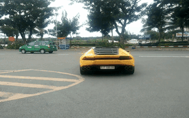 Xem Lamborghini Huracan của Cường Đô la "quậy" trên đường phố Sài Gòn