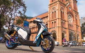 Biker nổi tiếng nhất Sài thành chi 200 triệu Đồng để độ Honda SH150i