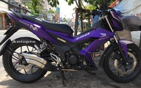Sài Gòn: "Xế đua" đường phố Honda Sonic 150R 2015 khoác áo tím mộng mơ