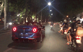 Bắt gặp Ferrari California T 2015 mới về Việt Nam dạo phố Hà Nội