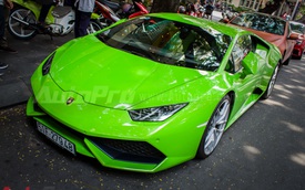 Siêu xe Lamborghini Huracan xanh cốm của Phan Thành tái xuất