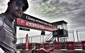 Xem Johnny Trí Nguyễn ôm cua Ducati Panigale 959 như tay đua MotoGP