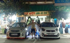 Thêm một dân chơi Thanh Hóa độ cửa cắt kéo Lamborghini cho Kia Morning, chi phí 15 triệu Đồng