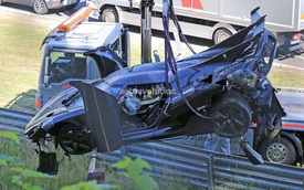 "Siêu phẩm" Koenigsegg One:1 gặp tai nạn nghiêm trọng trên đường đua Nurburgring