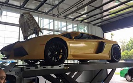 Dàn siêu xe Lamborghini "khám bệnh" tại Sài thành