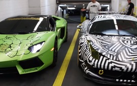 Xem cặp đôi siêu xe Lamborghini và Ferrari tranh tài "khạc lửa"