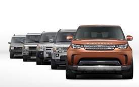 SUV cỡ lớn Land Rover Discovery 2017 lần đầu tiên lộ mặt