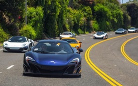 Đã mắt dàn siêu xe McLaren biểu diễn "thời trang" tại Mỹ
