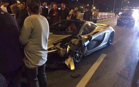 "Siêu phẩm" triệu đô McLaren P1 gặp nạn tại Trung Quốc