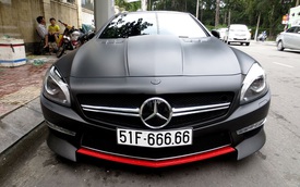 Mercedes-Benz SL350 2014 biển "ngũ quý" 6 khoe dáng tại Sài thành
