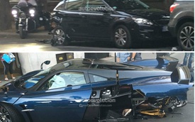 Hé lộ nguyên nhân Pagani Huayra Pearl tai nạn: Tài xế mất lái, va chạm với xe đang đỗ