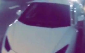 Cảnh sát lấy siêu xe Lamborghini Huracan tịch thu để đi chơi
