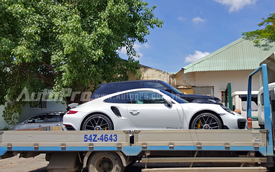 Porsche 911 Turbo S 2016 đầu tiên ở Việt Nam đi đăng ký biển số trắng