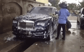 Xem Rolls-Royce Dawn quà biếu 25 tỷ Đồng "tắm rửa" trên phố Hải Phòng